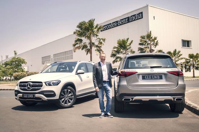 mercedes benz gle petrol price in India