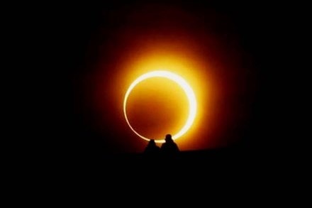Unlike in the past, the centre has not made arrangements for people to watch the partial solar eclipse in the metro
owing to the complete lockdown. (Reuters)