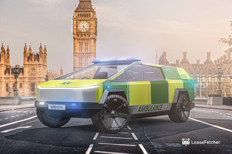 As an Ambulance: It has a lot of space at the back and it is quick, and so it could make a good ambulance. Production of the Tesla Cybertruck will begin in late 2021 and in late 2022 for the Tri-Motor AWD. Tesla has also invited potential customers to put down a deposit of $100.