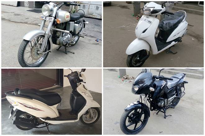 used bikes scooters credr