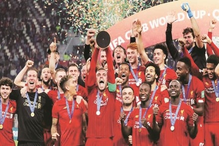 Liverpool lifts the trophy after winning the Club World Cup in 2019 (Reuters image) Liverpool lifts the trophy after winning the Club World Cup in 2019 (Reuters image)