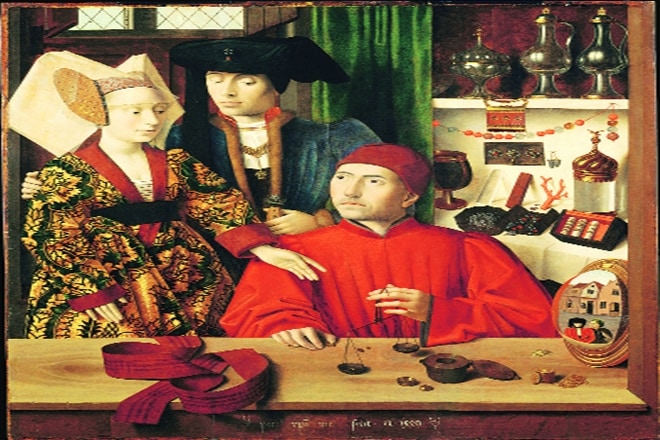 A Goldsmith in his Shop (1449) Petrus Christus