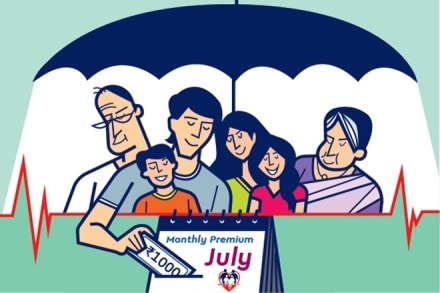 However, you will have to either pay the remaining premium in one go to the insurer or the insurer may deduct the remaining premium from the total claim amount payable.