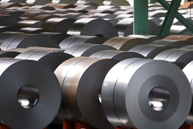 Iron ore and coking coal are the two key raw materials used for steel making.