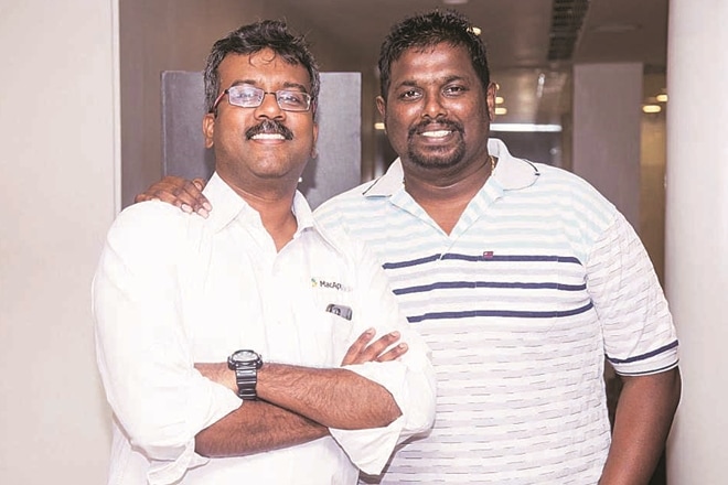 MacAppStudio founders George Christopher (L) and Suresh Kumar G