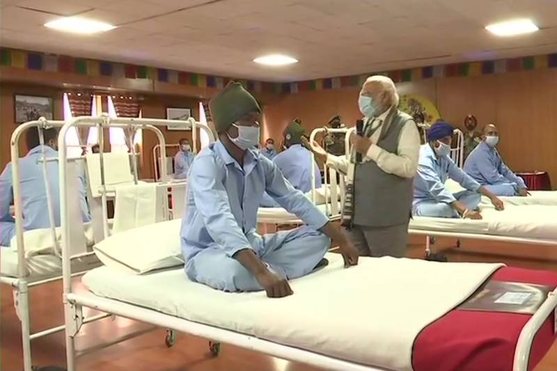Modi in Ladakh, Narendra Modi, Modi in Ladakh pics, CDS Bipin Rawat, Ladakh leh, India China news latest updates