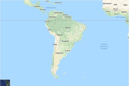 The terrain makes it easier for criminals to hide and challenging for law enforcement authorities. (Credit: Google Maps)