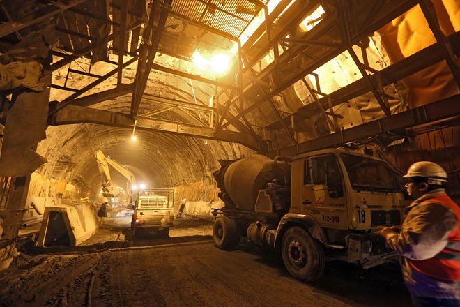 The strategic Rohtang tunnel is going to be the longest highway tunnel in the world above 10,000 feet. (Express file photo by Jasbir Malhi) The strategic Rohtang tunnel is going to be the longest highway tunnel in the world above 10,000 feet. (Express file photo by Jasbir Malhi)