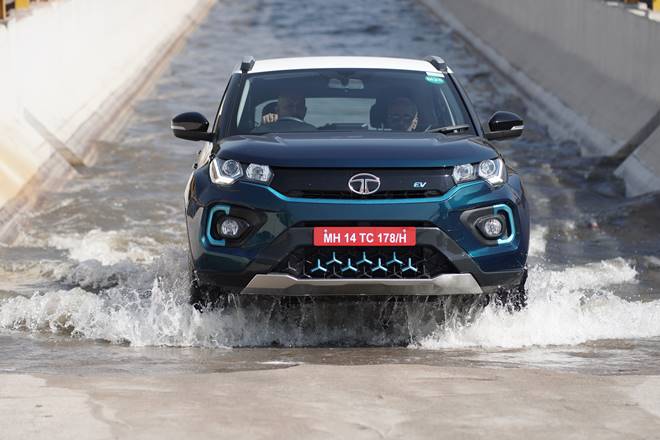 tata Nexon EV Water Wading