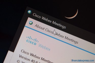 India is the second largest consumer of Webex. (Photo credit: Saurabh Singh/Financial Express)