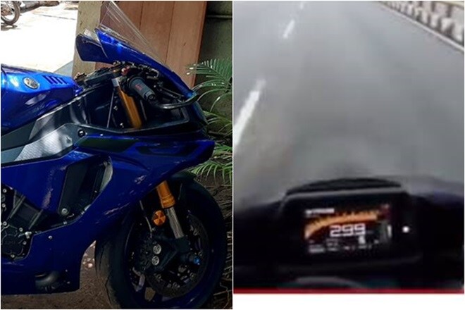 Insane video! Bengaluru biker touches 300 kmph on his Yamaha R1 during lockdown, arrested later