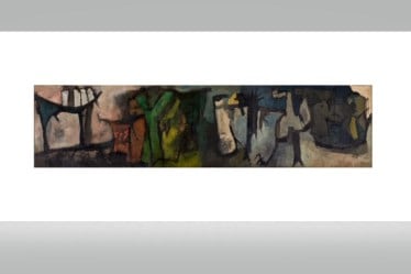 It was also part of the 2005 retrospective at the Jehangir Art Gallery in Mumbai and will be offered for the first time ever at an auction.