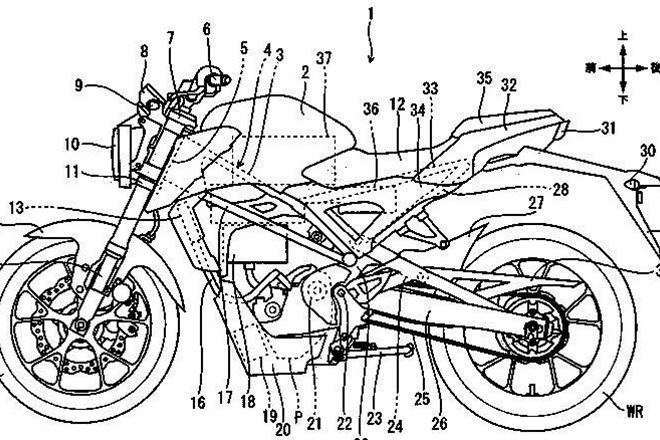 Honda CB125R electric bike in the making: Patent images reveal design, other details!