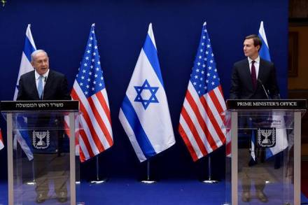 Israeli Prime Minister Benjamin Netanyahu and Senior U.S. Presidential Adviser Jared Kushner make joint statements about the Israeli-United Arab Emirates peace accords in Jerusalem, August 30, 2020. Debbie Hill/Pool via REUTERS Israeli Prime Minister Benjamin Netanyahu and Senior U.S. Presidential Adviser Jared Kushner make joint statements about the Israeli-United Arab Emirates peace accords in Jerusalem, August 30, 2020. Debbie Hill/Pool via REUTERS