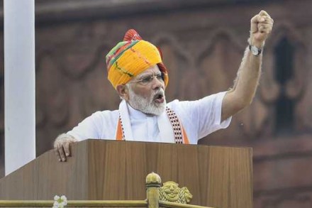 PM Narendra Modi delivered the seventh straight Independence Day speech from the ramparts of the Red Fort. PM Narendra Modi delivered the seventh straight Independence Day speech from the ramparts of the Red Fort.