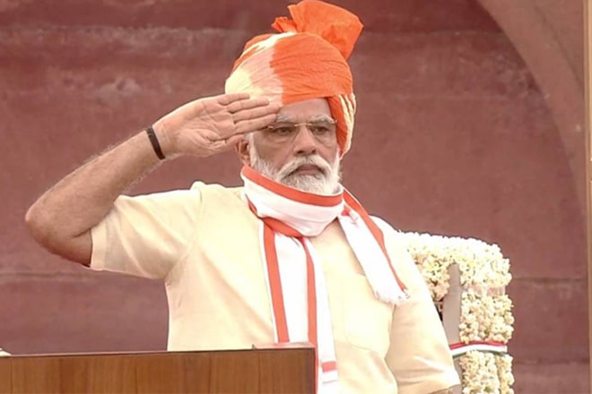 independence day speech live, pm modi speech live update