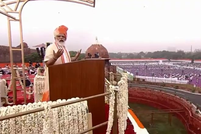independence day speech live, pm modi speech live update