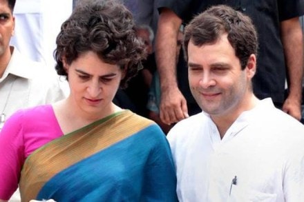 Priyanka Vadra agrees with her brother Rahul's suggestion that a non-Gandhi politician should head the Congress. (file pic) 