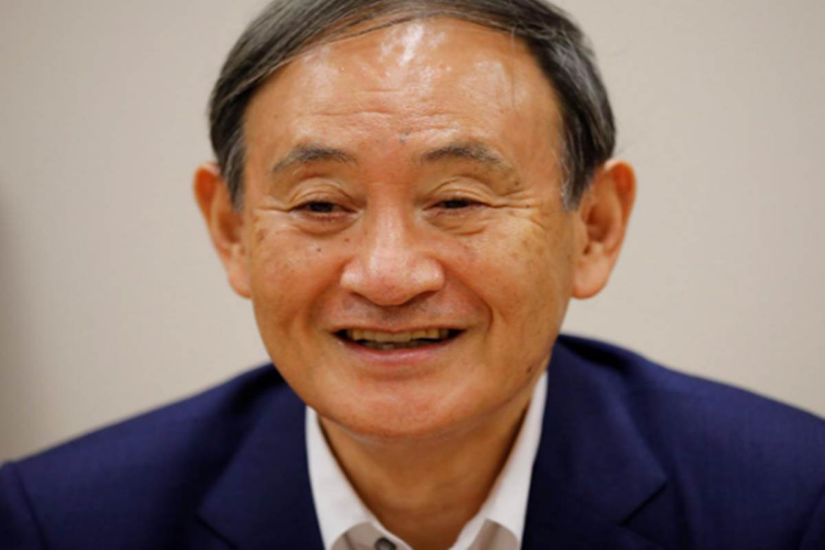 His talks with Xi late Friday were his first since taking office just over a week ago, replacing Shinzo Abe, who resigned due to poor health. His talks with Xi late Friday were his first since taking office just over a week ago, replacing Shinzo Abe, who resigned due to poor health.