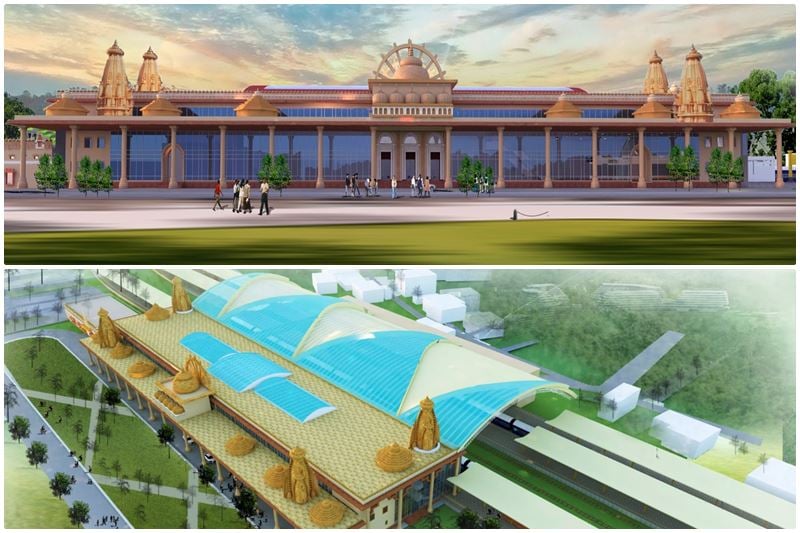 Ayodhya Ram Mandir, Ayodhya station, Ayodhya station Ram Mandir