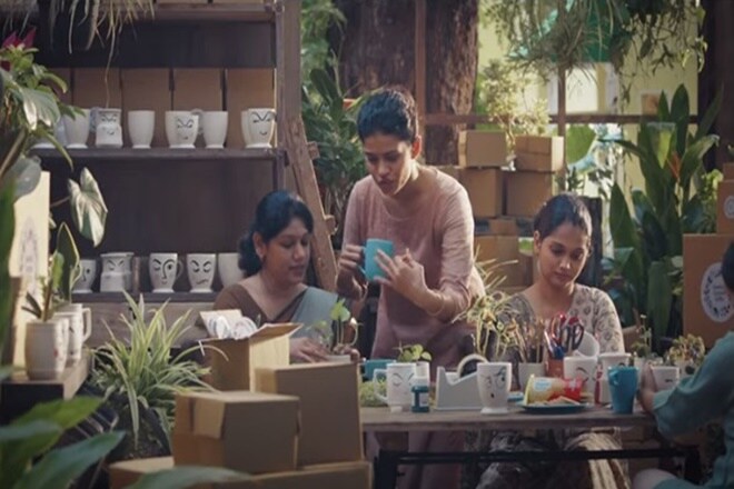 The brand communication operates on the key insight that lack of confidence is one of the barriers keeping homemakers from starting something of their own