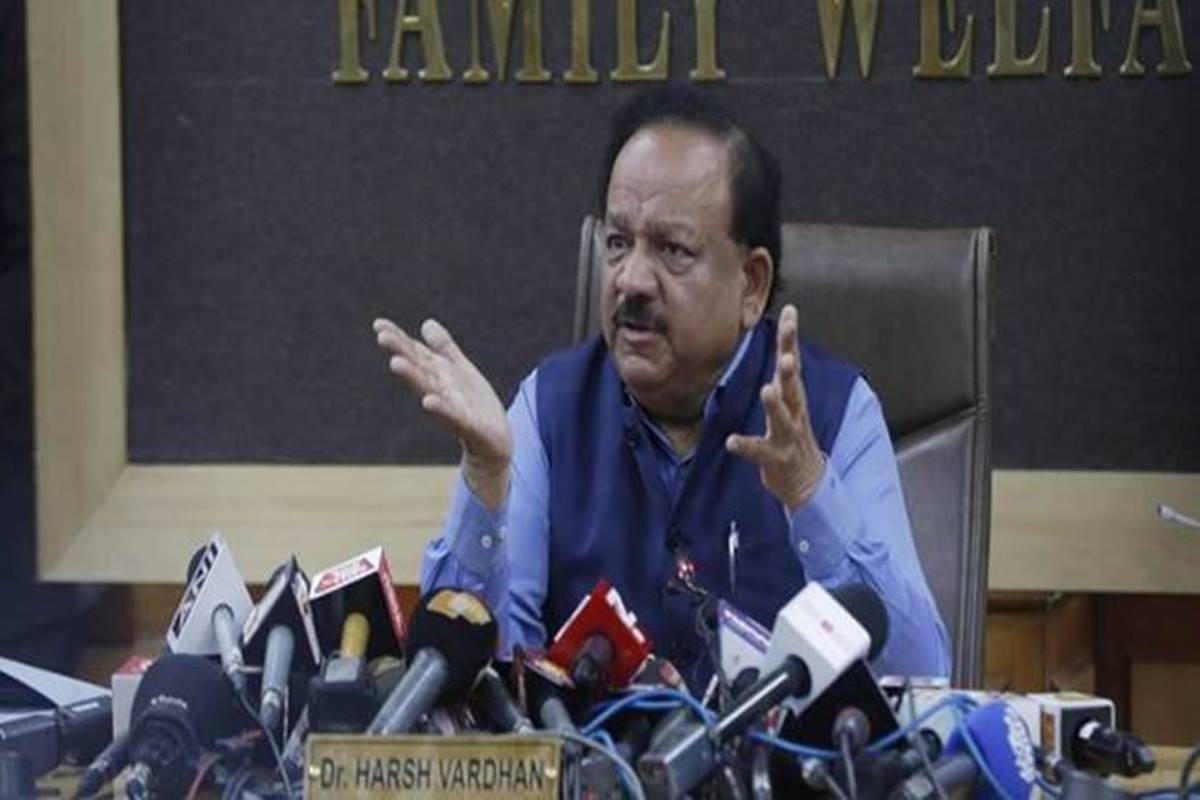 On the ongoing pandemic, Vardhan, who is also the health minister, said the fight against coronavirus started on January 8, in a day or two of the news about the cases in China being delivered by the World Health Organisation. (File image)
On the ongoing pandemic, Vardhan, who is also the health minister, said the fight against coronavirus started on January 8, in a day or two of the news about the cases in China being delivered by the World Health Organisation. (File image)