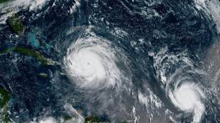 A hurricane warning was in effect for northwest and central Bahamas.