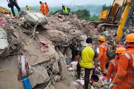 16 dead in Raigad building collapse. 