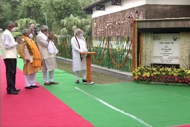 The installations at RSK will inform people and future generations regarding the journey of the Swachh Bharat Mission. Image: ANI