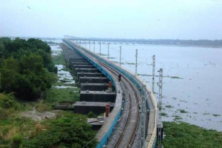 The Vallarpadam Rail Bridge of Indian Railways, located in the state of Kerala is 4.62 Km long