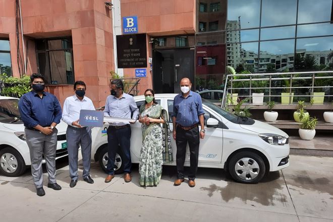 Tata Tigor EVs handed over to AYUSH Ministry as govt pushes for electric mobility