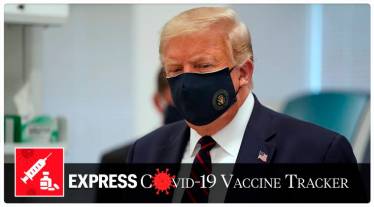 Trump said that fatalities nationwide are at roughly half the level of the April peak. (Reuters photo)