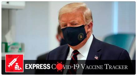 Trump said that fatalities nationwide are at roughly half the level of the April peak. (Reuters photo)