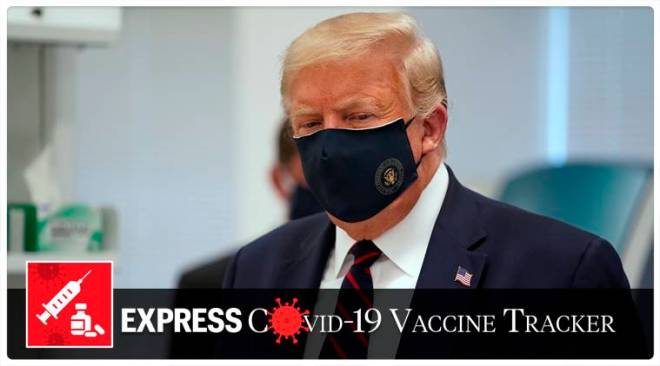 Trump said that fatalities nationwide are at roughly half the level of the April peak. (Reuters photo)