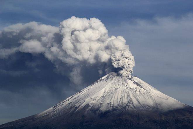 Villagers were advised to stay 5 kilometers (3.1 miles) from the crater's mouth.