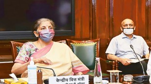 Finance Minister Nirmala Sitharaman at the 41st GST Council meeting in New Delhi (PTI photo)