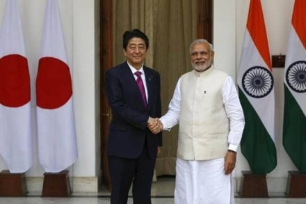 "Prime Minister Modi expressed his gratitude to Prime Minister Abe for his personal commitment and leadership in greatly strengthening the relationship between the two countries," the MEA said.