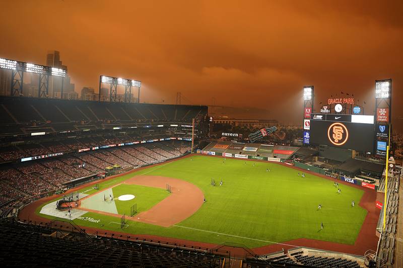 Wildfires, California, Wildfires in California, California wildfire, orange sky, San Francisco