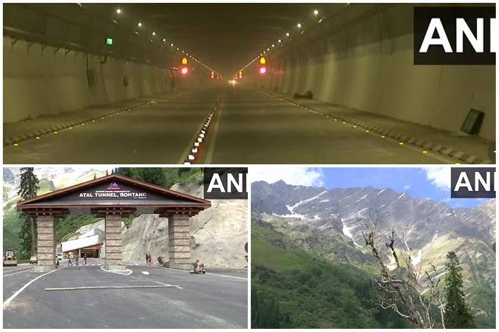 The 8.8 kilometre long, Atal Tunnel will be one of the longest road tunnels in India. (ANI)
