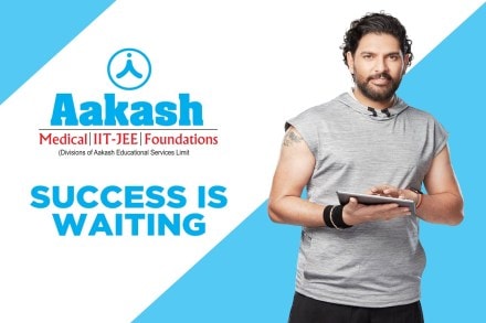 The cricketer has come on board to help promote the company and its various brands including Aakash Institute, Aakash IIT-JEE, Aakash Digital and Meritnation The cricketer has come on board to help promote the company and its various brands including Aakash Institute, Aakash IIT-JEE, Aakash Digital and Meritnation