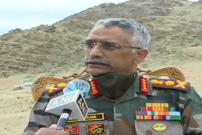 India China standoff, Army chief, MM Naravane, MM Naravane ladakh visit, leh, Line of Actual Control, PLA,latest news on india china standoff, defence news India China standoff, Army chief, MM Naravane, MM Naravane ladakh visit, leh, Line of Actual Control, PLA,latest news on india china standoff, defence news