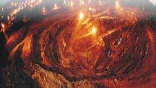 At Munsar mine in Maharashtra, the company is setting up a new vertical shaft at a depth of 160 metres.