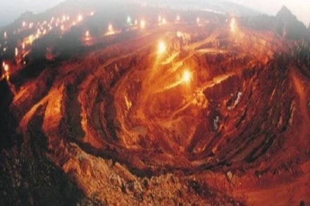 At Munsar mine in Maharashtra, the company is setting up a new vertical shaft at a depth of 160 metres. At Munsar mine in Maharashtra, the company is setting up a new vertical shaft at a depth of 160 metres.