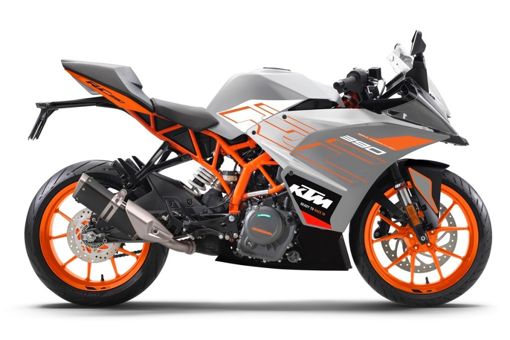 KTM RC390 Metallic Silver