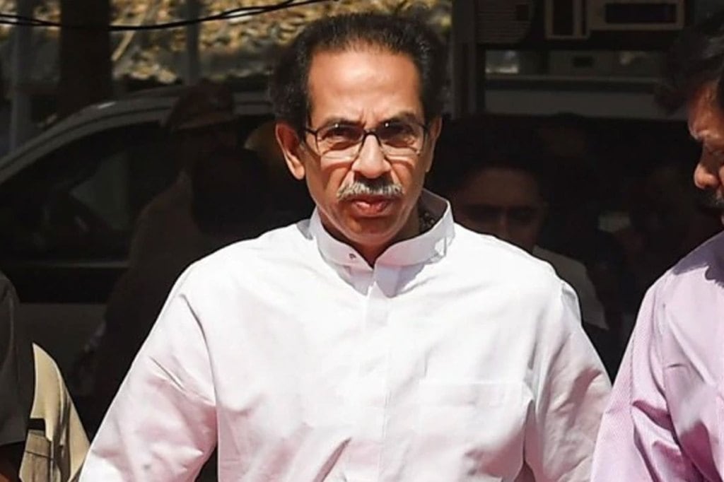 Shiv Sena supremo and Maharashtra Chief Minister Uddhav Thackeray. 