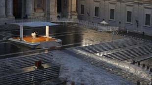 Pope Francis has adhered to Italy's strict lockdown.