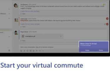 Teams also has something lighthearted in store for its users.