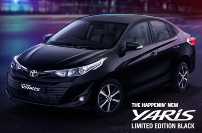 Toyota Yaris Black Limited Edition unveiled: Maruti Ciaz rival gets these new features