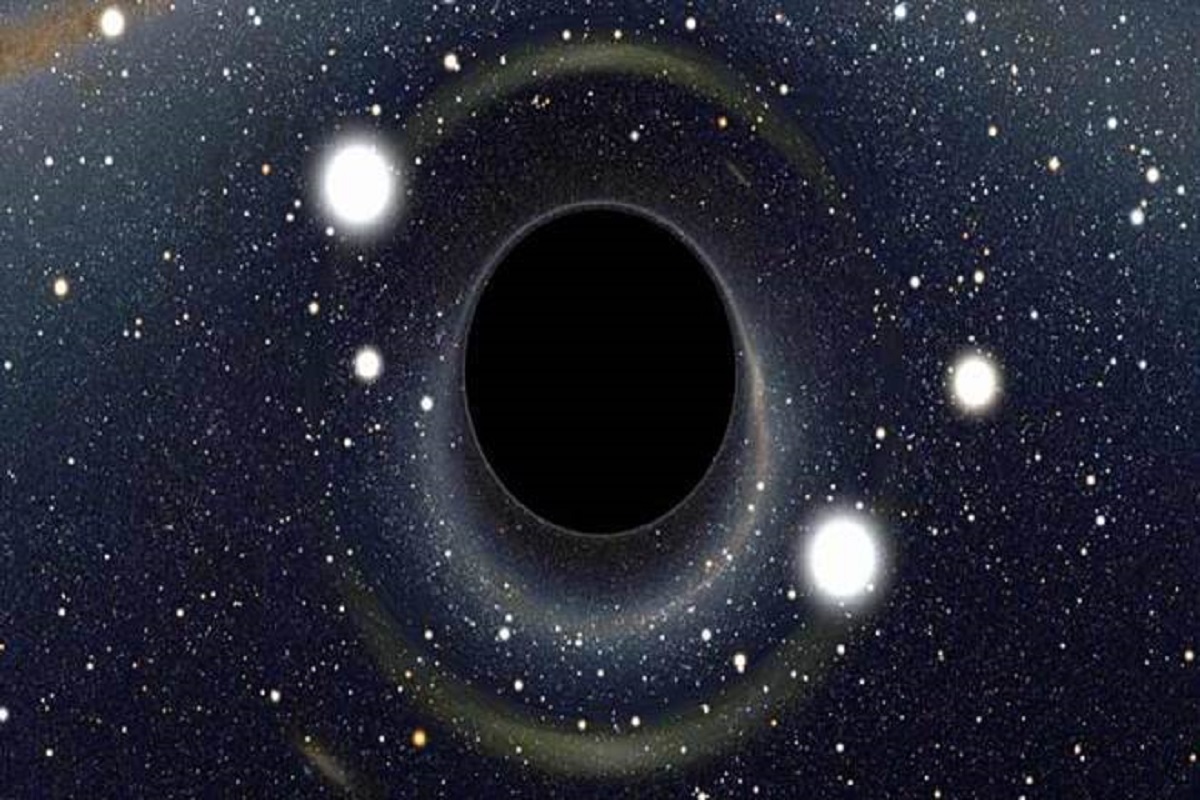 Not just an ordinary black hole, but a supermassive black hole, 4 million times the mass of our sun. Not just an ordinary black hole, but a supermassive black hole, 4 million times the mass of our sun.