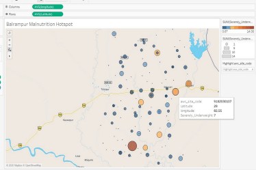 NITI Aayog said that the dashboard will help the government provide data in order to identify a cluster of malnutrition cases that needs to be tackled at the local level with the use of data science.